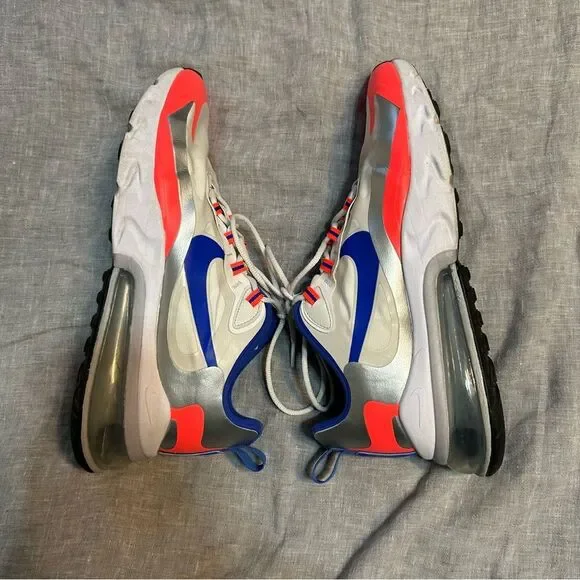 Nike Women's Air Max 270 React Knicks Sneakers Size 11 Basketball - Picture 6 of 11